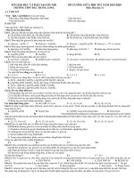 Đề cương ôn tập giữa học kì 1 môn Hóa học 12 năm 2019-2020 - Trường THPT Bắc Thăng Long