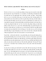 Giải thích ý nghĩa lời đề từ Nếu tôi chết hãy chôn tôi với cây đàn ghi ta