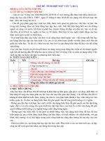 GIÁO ÁN CHỦ ĐỀ  VĂN 7- 2020 - KI 1