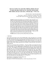 Quản lý công tác giáo dục phòng chống tệ nạn xã hội cho học sinh tại các trường trung học phổ thông huyện Châu Đức, tỉnh Bà Rịa-Vũng Tàu