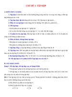 CHỦ ĐỀ 1 - TẬP HỢP