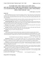 Tỉ lệ hiện mắc virus viêm gan B, kiến thức, mức độ tuân thủ và hiệu quả tiêm phòng Vaccine viêm gan B của người dân đến xét nghiệm tại trung tâm y tế dự phòng Đồng Tháp năm 2017–20