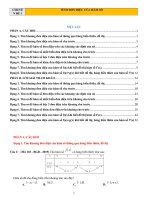 CHUYÊN đề 1   TÍNH đơn điệu của hàm số (có đáp án CHI TIẾT) (repaired)