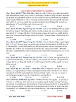 4. HAI BÀI TOÁN KINH ĐIỂN CỦA KIM LOẠI - BÁM SÁT CẤU TRÚC ĐỀ MINH HỌA BGD