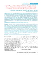 Kiểm kê và dự báo nguồn nước trên lưu vực sông Lũy - sông La Ngà và phụ cận phục vụ sản xuất nông nghiệp và ứng phó với hạn hán trên địa bàn tỉnh Bình Thuận