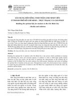 Xây dựng đời sống tinh thần cho sinh viên ở thành phố Hồ Chí Minh – thực trạng và giải pháp