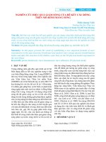 Nghiên cứu hiệu quả giảm sóng của đê kết cấu rỗng trên mô hình máng sóng