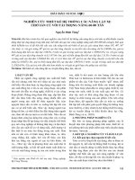 Nghiên cứu thiết kế hệ thống cầu nâng lật xe chở sắn củ với tải trọng nâng 60-80 tấn