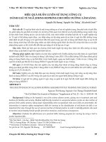 Hiệu quả huấn luyện sử dụng công cụ đánh giá té ngã Johns Hopkins cho điều dưỡng lâm sàng