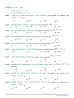 CÂU hỏi CHUYÊN đề 12