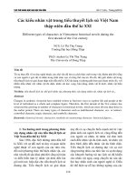 Các kiểu nhân vật trong tiểu thuyết lịch sử Việt Nam thập niên đầu thế kỉ XXI