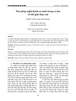 Thủ pháp nghệ thuật so sánh trong ca dao về thế giới thực vật