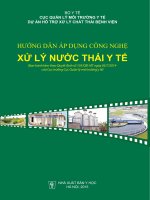Xử lý nước thải y tế - Hướng dẫn áp dụng công nghệ: Phần 1