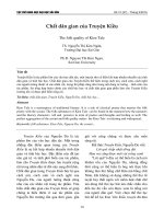 Chất dân gian của Truyện Kiều