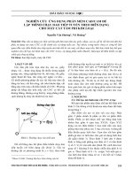 Nghiên cứu ứng dụng phần mềm CAD/CAM để lập trình chạy dao tiếp tuyến theo biên dạng cho máy cắt tấm phi kim loại