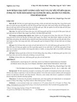 Trầm cảm, chất lượng giấc ngủ và các yếu tố liên quan ở phụ nữ tuổi mãn kinh tại xã Phước Hòa, huyện Tuy Phước, tỉnh Bình Định