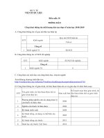 Biểu mẫu Công khai thông tin chất lượng đào tạo thực tế năm học 2018-2019