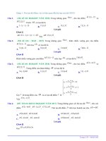 CÂU hỏi CHỨA đáp án CHUYÊN đề 21