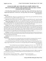 Đánh giá hiệu quả việc bổ sung phiếu thông tin cho người bệnh trước mổ tại bệnh viện Đại học Y Dược thành phố Hồ Chí Minh