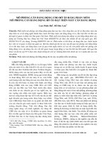 Mô phỏng cân bằng động cho rô to bằng phần mềm mô phỏng cân bằng động rô to đặt trên máy cân bằng động