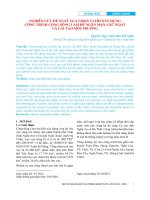 Nghiên cứu đề xuất lựa chọn vị trí xây dựng công trình cống sông Lam để ngăn mặn, giữ ngọt và cải tạo môi trường