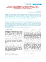 Nghiên cứu quá trình vận chuyển bùn cát vùng cửa sông ven biển đồng bằng sông Cửu Long sử dụng mô hình toán 3 chiều Delft 3D