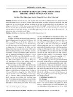 Thiết kế bộ điều khiển LQR cho hệ thống treo trên mô hình ô tô điện bốn bánh