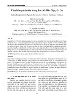 Cảm hứng nhàn tản trong thơ chữ Hán Nguyễn Du