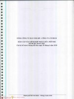 Báo cáo tài chính hợp nhất giữa niên độ đã được soát xét cho kỳ kế toán 6 tháng kết thúc ngày 30/06/2018 - Tổng Công ty may Nhà Bè (Công ty cổ phần)