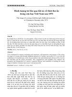 Hình tượng trẻ thơ qua hồi ức về thời thơ ấu trong văn học Việt Nam sau 1975