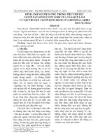 Hình ảnh người di trú trong tiểu thuyết người Bắc Kinh ở New York của Tào Quế Lâm và tập truyện người dịch bệnh của Jhumpa Lahiri