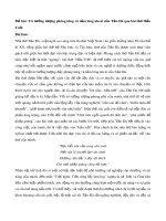 Bàn về trí tưởng tượng phóng túng và tấm lòng ưu ái của Tản Đà qua bài thơ Hầu Trời