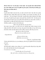 Phân tích Văn tế nghĩa sĩ Cần Giuộc của Nguyễn Đình Chiểu để thấy đây là bức tượng đài bi tráng về người nông dân nghĩa sĩ đánh Pháp từ những ngày đầu chúng xâm lược nước ta.