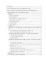 Báo cáo thực tập học viện Hành chính quốc gia. Báo cáo thực tập tại thanh tra Bộ Nội vụ. Hoàn thiện tổ chức Thanh tra Bộ Nội vụ