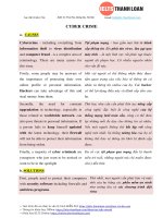 TỪ VỰNG & Ý TƯỞNG CỰC HAY CHO IELTS WRITING TASK 2 - TOPIC CYBER CRIME