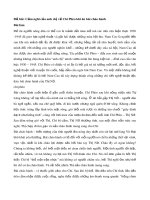 Cảm nghĩ của anh chị về Chí Phèo khi ăn bát cháo hành