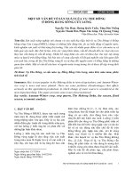 Một số vấn đề về sản xuất lúa vụ thu đông ở Đồng bằng sông Cửu Long