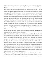 Phân tích tác phẩm Tiếng mẹ đẻ - Nguồn giải phóng các dân tộc bị áp bức