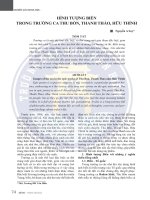 Hình tượng biển trong trường ca Thu Bồn, Thanh Thảo, Hữu Thỉnh