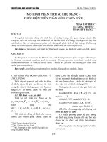 Mô hình phân tích số liệu mảng - thực hiện trên phần mềm Stata (kỳ 2)