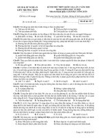Đề thi thử THPT Quốc gia môn GDCD năm 2020 có đáp án - Sở GD&ĐT Nghệ An (Mã đề 307)