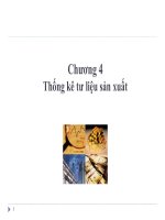 Bài giảng Thống kê trong doanh nghiệp xây dựng: Chương 4