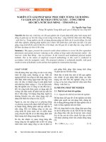 Nghiên cứu giải pháp khắc phục hiện tượng tách dòng và giảm áp cục bộ trần cống xả sâu – công trình hồ chứa nước Bản Mòng – tỉnh Sơn La