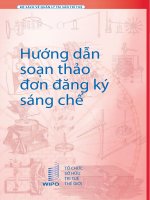 Đăng ký sáng chế - Hướng dẫn soạn thảo đơn: Phần 1