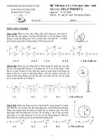 đề thi cơ lý thuyết CLT2 HK1 2008 2009 de 1