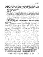 Một số đặc điểm cấu trúc và đa dạng loài cây gỗ của rừng tự nhiên trạng thái IIIA1 ở sườn Đông và sườn Tây tại phân khu phục hồi sinh thái của Vườn Quốc gia Ba Vì, Hà Nội