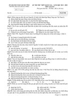 Đề thi thử THPT Quốc gia môn Lịch sử năm 2020 có đáp án - Sở GD&ĐT Hà Tĩnh (Mã đề 006)