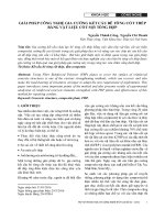 Giải pháp công nghệ gia cường kết cấu bê tông cốt thép bằng vật liệu cốt sợi tổng hợp