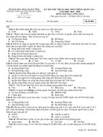 Đề thi thử THPT Quốc gia môn GDCD năm 2020 có đáp án - Sở GD&ĐT Hà Tĩnh (Mã đề 006)