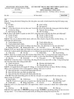 Đề thi thử THPT Quốc gia môn GDCD năm 2020 có đáp án - Sở GD&ĐT Hà Tĩnh (Mã đề 007)